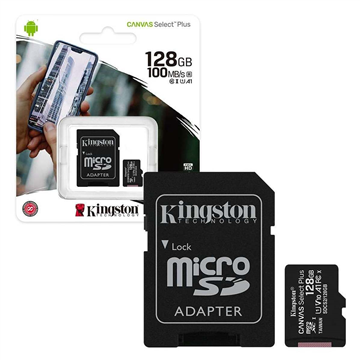 Kingston SDCS2/128GB 128GB microSDXC Canvas 